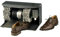 Avilia Lucidascarpe Elettrico 2-in-1 - Pulisce e Lucida Scarpe di Pelle, 120W, con 3 Spazzole e Dispenser di Lucido Ricaricabile, Ideale per Hotel e B&B, Adatto a Tutti i Tipi di Pelle