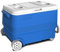 Nevera Pasiva 45L con Rueda - La Mejor Nevera portatil para Camping, Playa, o Campo. (Azul, 45L con Rueda)