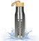 elasto PROMOTION FOR LIFE Personalisierte Wasserflasche 500ml 'Kopenhagen' - Auslaufsichere Trinkflasche Edelstahl - BPA-freie Sportflasche - ideal für kohlensäurehaltige Getränke, Farbe:silber