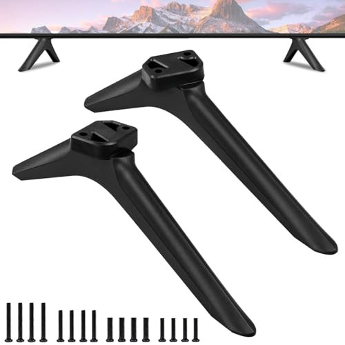 TV Legs for Hisense, NOT Universal TV Base Pedestal Feet, Exclusive for Hisense 40A4GTUK 43A7000FTUK 43AE7000FTUK 50A7100FTUK 50A6BGTUK 55A7100FTUK TV Model, Please Check Your TV Model