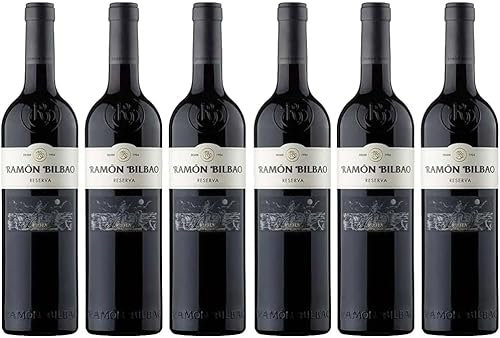 VINOSELECCION - Ramón Bilbao Reserva 2018 - Vino Tinto D.O. Ca. Rioja 90% Tempranillo, 10% Graciano y Mazuelo 6 Botellas x 75 cl