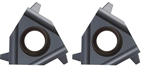 NINHFTDROU Drehmaschinen-Einsätze Fräser Einsätze ERIR 1,5TR 2,0TR 2,5TR 3,0TR NK9030 Drehmaschine Trapez Gewinde Drehen Werkzeug Klinge Drehmaschine Hartmetall Einsatz TR Bearbeitung Schneiden(16ER 1