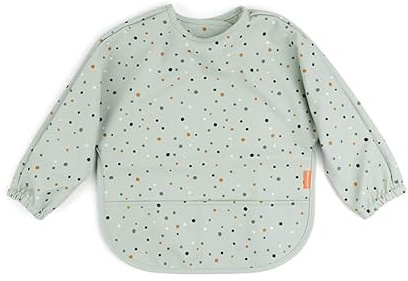 Done by Deer Baby Lätzchen mit Ärmeln - Ärmellätzchen für Baby und Kleinkind 6-18 Monate - Lange Ärmel - mit Auffangtäschchen - Zweifach Verstellbarer Verschluss - OEKO-TEX-Zertifiziert