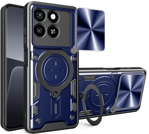 betterfon Handyhülle für ZTE Blade A55 / A35 | Stoßfest & Kratzfest | Mit Kameraschutz, Anti-Fingerabdruck & robustem Panzerschutz-Design | Blau
