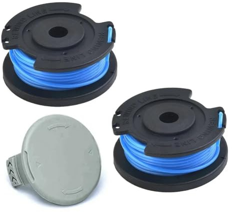 3Pc Grass Trimmer Spool Line Spool Cover Cap Compatible with Karcher LTR 18-30 2.444-016.0 Trimmer Spool Cap Replacement