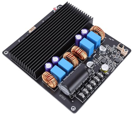 VELATEMOR Scheda Amplificatore Digitale TPA3255, Doppio Canale 600W+600W, Tecnologia MOSFET 85mR, Potenza in Standby Ridotta, per Audio Fai da Te, Home Theater