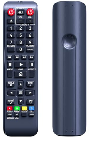 WKOLF Telecomando di ricambio AK59-00149A per lettore DVD TV Samsung BD-H5500, BD-H5900, BD-E5200, BD-E5300, BD-E5500, BD-F5100, BD-F5500, BD-J4500, BD-J5500, BD-J5500, BD D-J570 0, BD-J5900, BD-JM57C