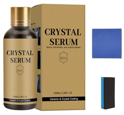 Detergente per vetri auto – Soluzione di silicone liquido, miscela polimerica , 100 ml di detergente | Liquido protettivo lucidante per biciclette, trattori, camion, barche, camper, automobili