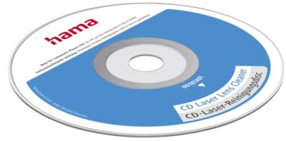 Hama DVD-Laserreinigungsdisc (Trockenreinigung der Laseroptik, mit Reinigungsbürste,inkl. Aufbewahrungsbox, nicht für Slot-in-Laufwerke geeignet)