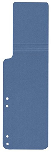 Q-Connect KF15773 Aktenschwänze, 100 Stück blau
