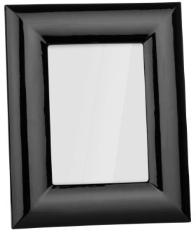 Premier Housewares High Gloss Photo Frame, 5 x 7 Inches - Black