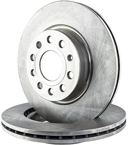 Bosch BD436 Brake Disc Set - 257.5 mm Vented High-Carbon Discs - Front Axle - ECE-R90 Certified - Improved Cooling, Reduced Brake Fade, Corrosion Protection - 1 Set of 2 Discs