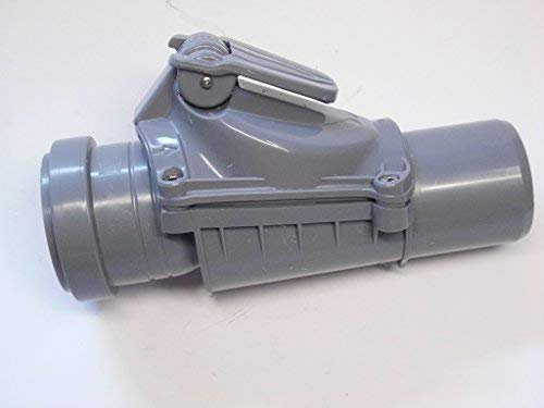 HT Rückstauklappe DN 50 mit Handverschluss