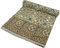 GURU SHOP Blockdruck Tagesdecke, Bett & Sofaüberwurf, Handgearbeiteter Wandbehang, Wandtuch - Design 5, Baumwolle, Size:Single 150x200 cm