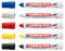 edding 950 Marqueur spécial industrie - 5 stylos - Craie à base de pâte - marqueur pour écrire sur métal, roches, bois - surfaces rugueuses ou humides - permanent, étanche
