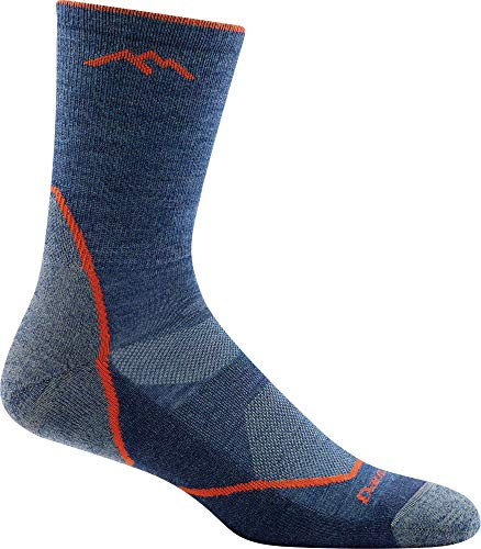Darn Tough, Light Hiker (#1972), Merino Wool, Micro Crew, Lightweight, Men’s Cushioned Hiking Socks