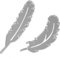 2 Stück Feder Feather U-horizon Cutting Dies Stanzschablone Metall Stanzschablone für Scrapbooking, Fotoalbum, Karte, Dekorpapier, Geschenk