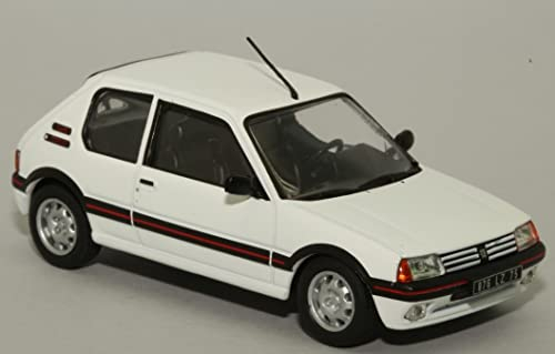 ODEON - ODE077 - Peugeot 205 GTI 1.9 Blanche - Echelle : 1/43