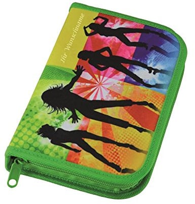 Federtasche mit Gravur / Federmappe / Schüleretui 50teilig / mit Eberhard Faber Füllung