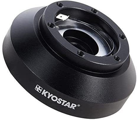 Kyostar 6-Bolt Aluminum Steering Wheel Short Hub Adapter Boss Kit For Mazda Miata RX-7 Hyundai Kia 160H