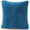 CelinaTex Xanio Dekokissen mit Innenkissen 80 x 80 cm blau Coral-Fleece Sofakissen Mikrofaser Kuschelkissen