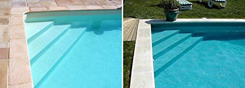 Cpa Piscine Scala ANGOLARE SOTTOLINER per Piscina INTERRATA 1.77 x 1.77 mt 4 SCALINI