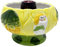 Amehla Scorpion Bowl, 32-ounce Fishbowl Tiki Mug, Hand-Painted Ceramic Island-themed Rum Punch Cocktail Glass with Flaming Volcano Lava Centerpiece