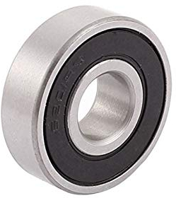 No Logo Durable Bearing 2 STÜCKE 6201RZ Tiefe Nut Kugellager 12x32x10mm High Speed Niedergeräusche Präzisionsgrad Lager 6201-RZ