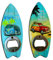 Bierflaschenöffner, 2er Set Surfbrett Dekorative Flaschenform Bieröffner Bier Geschenk für Surfer Männer Frauen