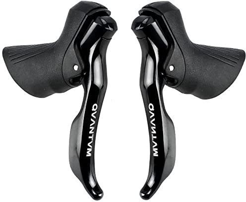 Rennrad Schalthebel 2×8/2×9/2X10/2X11 Speed ??Shifters & Schaltkabel Schalthebel Bremse Fahrrad Umwerfer Kompatibel für Shimano (2x10S QVANTVM: Kompatibel R4700)
