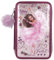 Depesche 11231 TOPModel - Gefüllte 3-fach Federtasche im Ballet Design, rosa Federmappe ca. 7,5 x 12,5 x 20 cm groß, mit Filz- und Buntstiften, Lineal, Schere, Kleber, uvm.