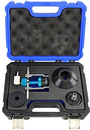 JoyFans Brake Clutch System Master Cylinder Adapter Kit, Works with Brake Bleeder Tool for Car Truck Brake Fluid Replacement, Automotive Universal 5PCS in Blue & Black Case