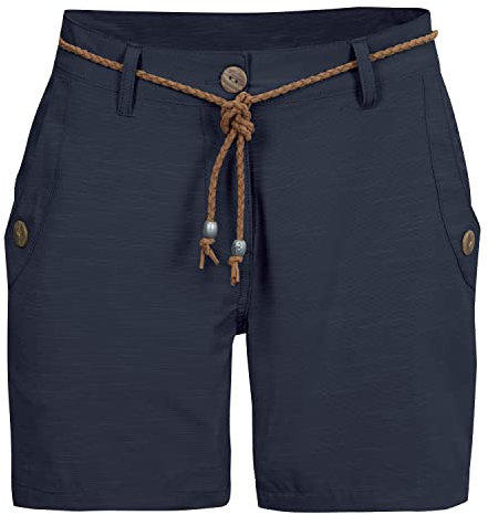 G.I.G.A. DX Damen Casual Shorts mit Gürtel/Kurze Hose - GS 89 WMN SHRTS, dunkelblau, 38, 38169-000