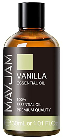 Vanilla Essential Oil 30ml/1.01fl.oz, MAYJAM Premium Vanilla Oils for Aromatherapy, Diffuser, Soap Making, Candle Making, Long Lasting Scents