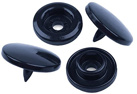 50 Druckknöpfe rund Snaps Druckknopf Snap Button Knöpfe Farb- Größenwahl, Größe:10mm, Farbe:nachtblau