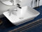 Aqua Bagno | Waschbecken, Design Aufsatzwaschbecken, Waschtisch, aus Keramik, Handwaschbecken | 62x40cm | Weiß