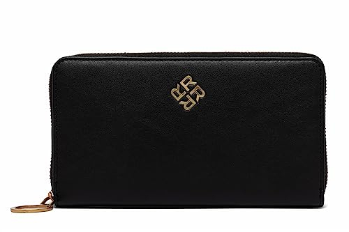 Replay Damen Portemonnaie Geldbörse Groß aus Kunstleder, Black 098 (Schwarz), Onesize