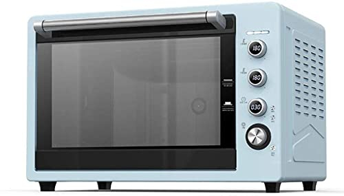 CAZARU Mini Four, Four Grille-Pain de comptoir à Convection 62L minuterie de température réglable Four électrique à Double Porte en Verre