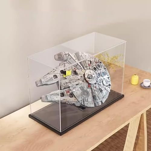 Vitrine für Lego 75192 Ultimate Millennium Falcon Vitrine aus Acryl für Lego 75192 (Lego-Modell Nicht im Lieferumfang enthalten) A