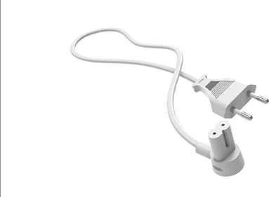 Flexson kurzes Stromkabel 0,35 m für SONOS ERA 100 und 300, RAY, ARC, SUB (GEN 3), SUB-Mini, AMP, Beam, Play Base, PLAY5 (GEN 2) – Weiß (EU)