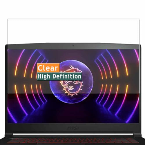 Vaxson 3-Pack Screen Protector, compatible with MSI Thin GF63 12U 12UDX 12UCX 12UC 15.6 Laptop, TPU Guard Film Protectors Sticker [NOT Tempered Glass]