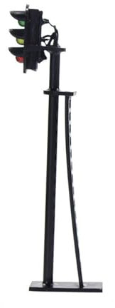 1:87 3-Leuchten Blocksignal Ampel Mini Licht Ampel Lampe Signale Lampe Spielzeug