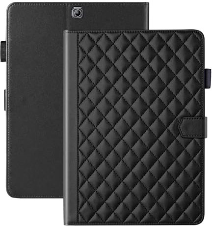 Vaitasy Custodia per Samsung Galaxy Tab S2 9.7 Pollici 2015 SM-T810/SM-T815 Business Pelle PU Tablet Cover per Galaxy Tab S2 9.7 con Portafolio Supporto Funzione Nero