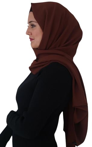 Al Yazma Jazz Hijab - Fresia Scarf (Kupferbraun)