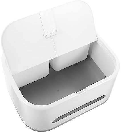 LABRIMP Kasten Multifunktionale Taschentuchbox Spender Für Kosmetiktücher Taschentuchspender Taschentuchhalter Fürs Auto Gewebeorganisator Schreibwaren-Organizer Gewebebehälter Weiß GPS