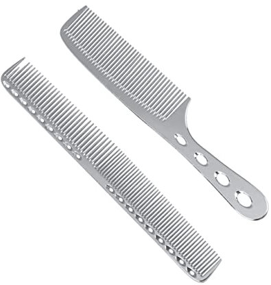 Baluue Peignes À Cheveux En Acier Inoxydable Pour Coiffure Peigne À Laque Pour Cheveux Doux Pour Le Cuir Chevelu Facile À Utiliser