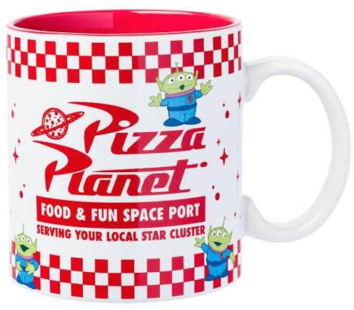 Silver Buffalo Disney Pixar Toy Story Mug en céramique Motif Pizza Planet 591 ml