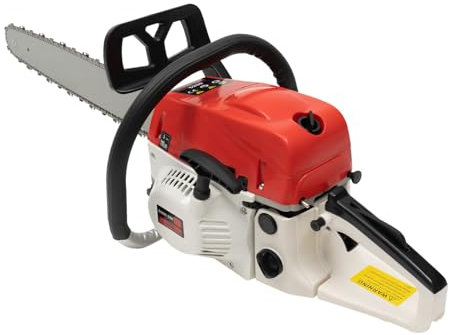 20 Inch Petrol Chainsaw,Easy Start Chain Saw,2-Stoke Gasoline Chainsaw Chain Saw Set for Cutting Wood Chain Saw