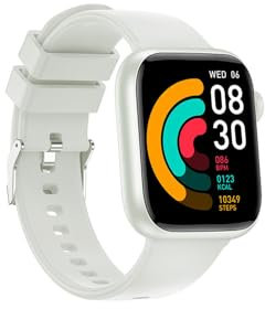 FOREVER Smartwatch IGo Watch 3 Weiß – Smartwatch Damen und Herren 1.83 Zoll - Sportuhr Fitness Tracker mit Schrittzähler und Schlaftracker - Smart Watch für Android und iOS - Wasserdicht IP67
