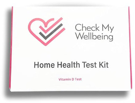 Check My Wellbeing Vitamin D Deficiency Test Kit | Simple to Use at-Home Test | Rapid Results | Individually Heat Sealed for Ultimate Hygiene
